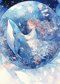 藍鯨少女水晶球❤️