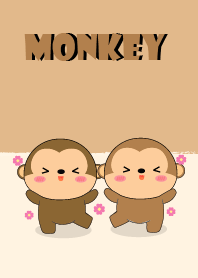 Cute Cute Sum Monkey Theme