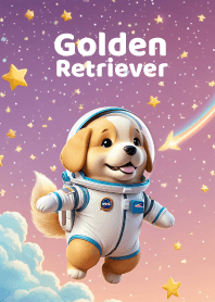Golden Retriever In The GalaxyTheme2(JP)