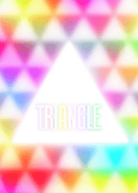 レインボーカラー トライアングル