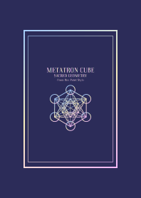 Metatron Cube / Rainbow color