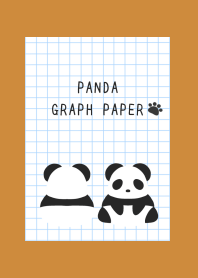 PANDA GRAPH PAPER-BROWN-ORANGE