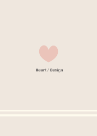 Heart / Design - beige-