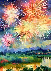 Beautiful Fireworks Theme#51