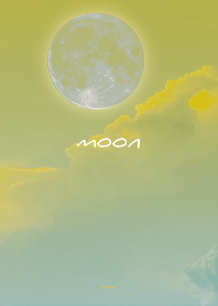 Yellow : Moon and sky