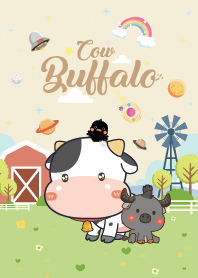 น้องวัวควาย ฟาร์ม คิ้วตี้