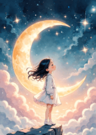 Girl and the Moon V.1