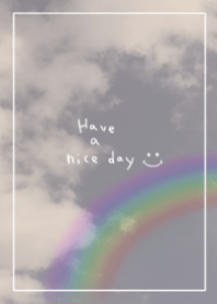 Rainbow Sky smile Happy