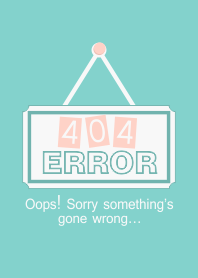 404 Error - Maintenance Sign