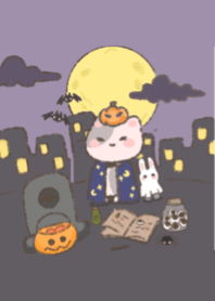 halloween cute cat