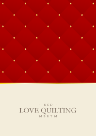 LOVE-QUILTING RED