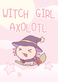 WITCH GIRL AXOLOTL/pink