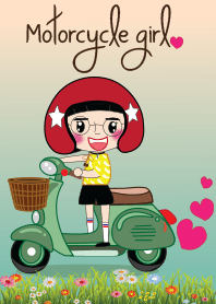 Motorcycle girl