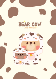 Bear Love Cow Cutie