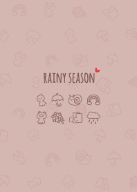 Rainy Season*Dullness Pink*