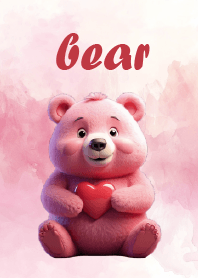 pink bear theme theme