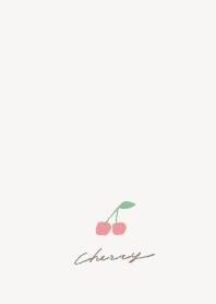 Cherry -light beige color