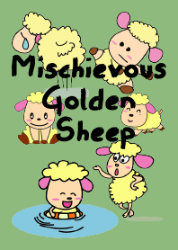 One of us: A Mischievous Golden Sheep