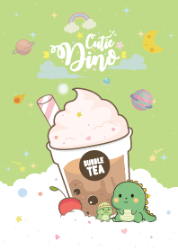Dinos Bubble Tea Pastel Green