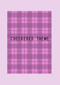 PINK CHECKERED THEME-LIGHT PURPLE