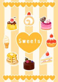 Many sweets! -orange- Revised