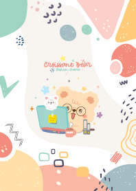 Croissant Bear Fashion Kawaii