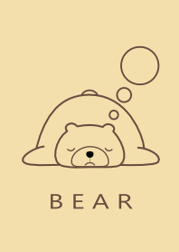 SIMPLE BEAR(beige blue)Ver.2