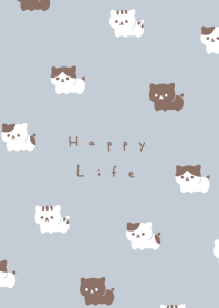 แมวเมี้ยว。 blue beige.