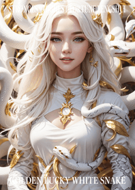 Golden White Snake of Luck 29