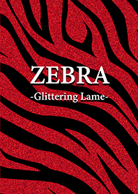 Red zebra pattern with glitter theme