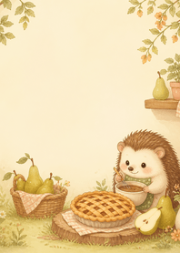 Cocoa Hedgehog Pear Pie Meadow