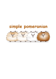 Simple Pomeranian.