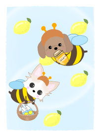 Sora and Riku honeybee and lemon