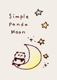 simple Panda Moon Star beige