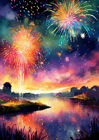 Beautiful Fireworks Theme#748