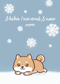 Shiba Inu and Snow2