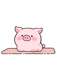 piglet on a blanket