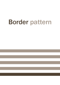Border pattern -Brown-