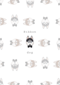 Ribbon dog - Siberian husky - 00 - BLACK
