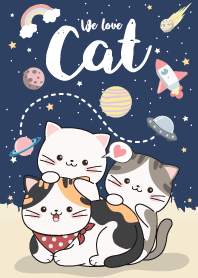We love cat.(Blue Ver.2)