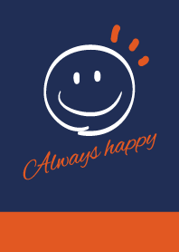 Always happy -Navy&Orange 5-