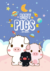 หมูน้อย โลกกาแล็กซี่ สีท้องฟ้า