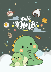 Dino Baby Night Green