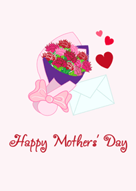 慶祝母親節快樂-康乃馨