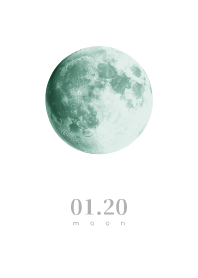 Moon - January 20th - White
