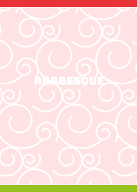 唐草模様01 赤色