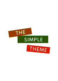 THE SIMPLE THEME ;58