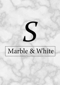 S-Marble&White-Initial