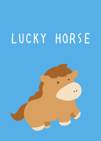 LUCKY HORSE THEME-BLUEj