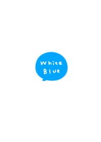 White x blue.